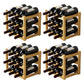 Countertop Wine Rack Solid Wood Wine Bottle Rack for Living Room