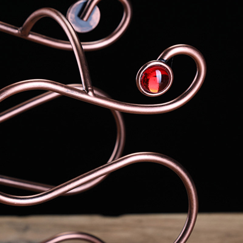 Pastelera de vinos de estilo glamorante de botellas de vinos de metal para sala de estar para sala de estar