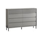 Classic Glam Storage Chest Stone Storage Chest Dresser with 5/6/8 Drawers