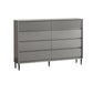 Classic Glam Storage Chest Stone Storage Chest Dresser with 5/6/8 Drawers