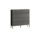 Classic Glam Storage Chest Stone Storage Chest Dresser with 5/6/8 Drawers