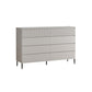 Classic Glam Storage Chest Stone Storage Chest Dresser with 5/6/8 Drawers