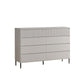 Classic Glam Storage Chest Stone Storage Chest Dresser with 5/6/8 Drawers