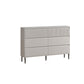 Classic Glam Storage Chest Stone Storage Chest Dresser with 5/6/8 Drawers