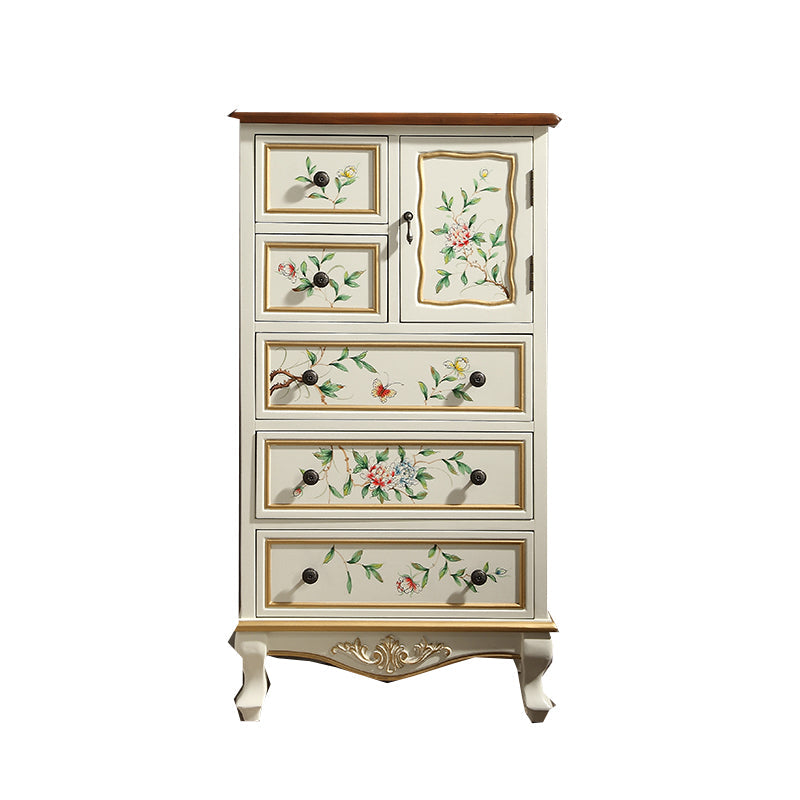 Cofre de almacenamiento tradicional Cómoda cómoda de almacenamiento de madera fabricada