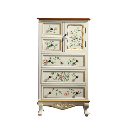 Cofre de almacenamiento tradicional Cómoda cómoda de almacenamiento de madera fabricada