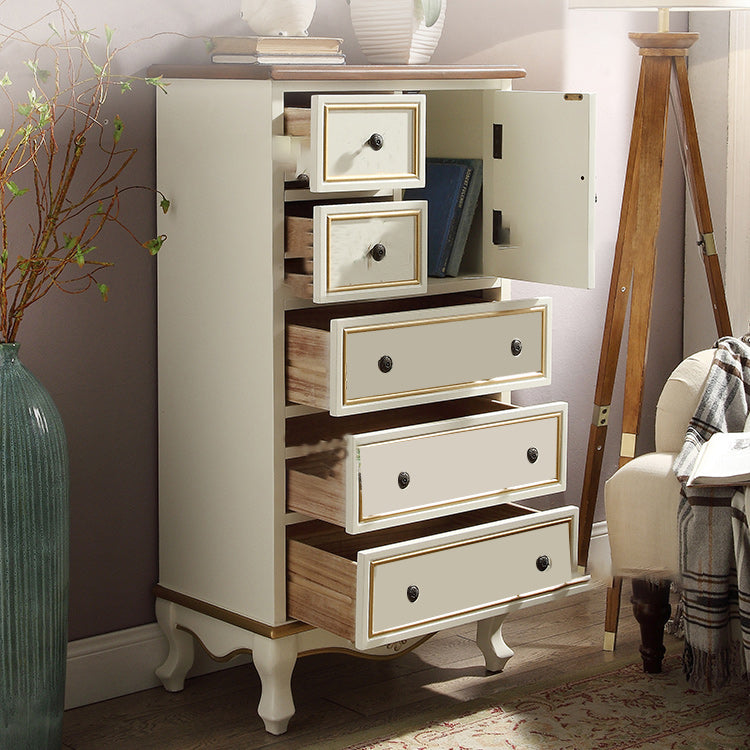 Cofre de almacenamiento tradicional Cómoda cómoda de almacenamiento de madera fabricada