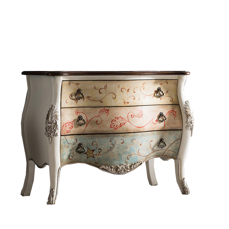 Cofre de almacenamiento tradicional Cómoda cómoda de almacenamiento de madera fabricada