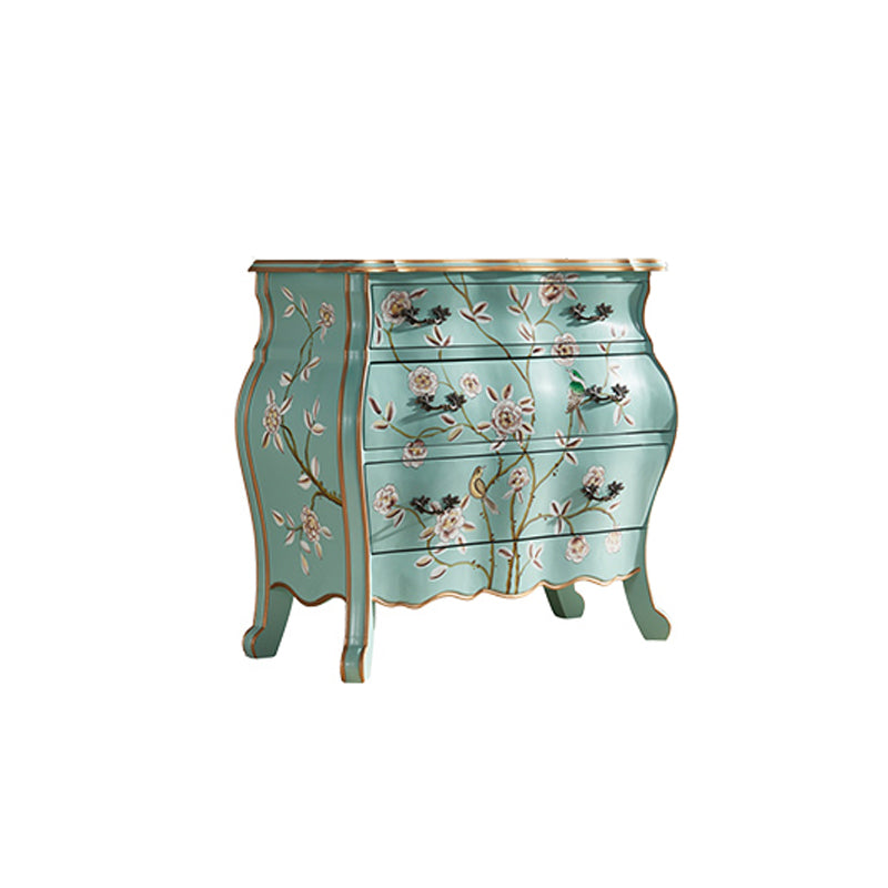 Cofre de almacenamiento tradicional Cómoda cómoda de almacenamiento de madera fabricada