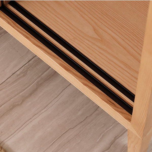 Modern Solid Wood Wardrobe Freestanding Bedroom Wardrobe with Legs Clearhalo 'Armoires & Wardrobes' 'armoires_wardrobes' 'Bedroom Furniture' 'furn' 'furn_armoires_wardrobes' 'Furniture' 6944347