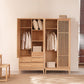 Modern Solid Wood Wardrobe Freestanding Bedroom Wardrobe with Legs Clearhalo 'Armoires & Wardrobes' 'armoires_wardrobes' 'Bedroom Furniture' 'furn' 'furn_armoires_wardrobes' 'Furniture' 6944351