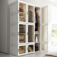 Modern Folding Plastic Wardrobe Freestanding Wardrobe with Shelves Clearhalo 'Armoires & Wardrobes' 'armoires_wardrobes' 'Bedroom Furniture' 'furn' 'furn_armoires_wardrobes' 'Furniture' 6944400