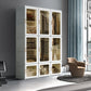Modern Folding Plastic Wardrobe Freestanding Wardrobe with Shelves Clearhalo 'Armoires & Wardrobes' 'armoires_wardrobes' 'Bedroom Furniture' 'furn' 'furn_armoires_wardrobes' 'Furniture' 6944404