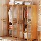 Freestanding Wood Wardrobe Modern Wardrobe with Legs and Shelves Clearhalo 'Armoires & Wardrobes' 'armoires_wardrobes' 'Bedroom Furniture' 'furn' 'furn_armoires_wardrobes' 'Furniture' 6944451
