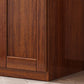 Traditional Walnut Solid Wood Wardrobe Freestanding Wardrobe Armoire with Drawers Clearhalo 'Armoires & Wardrobes' 'armoires_wardrobes' 'Bedroom Furniture' 'furn' 'furn_armoires_wardrobes' 'Furniture' 6944482