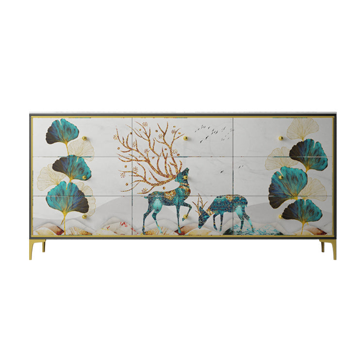 Classic Glam Dresser Manufactured Wood Storage Chest Dresser Clearhalo 'Bedroom Furniture' 'Dressers & Chests' 'dressers_chests' 'furn' 'furn_dressers_chests' 'Furniture' 6944564