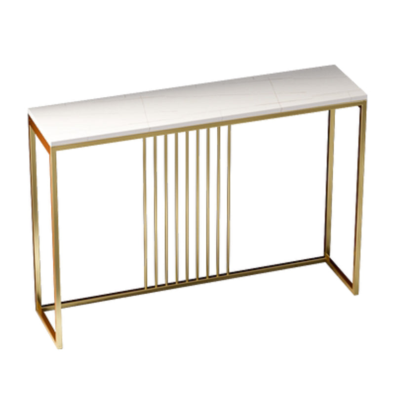 Table accent de console contemporaine Rectangle Table canapé de console dans la pierre