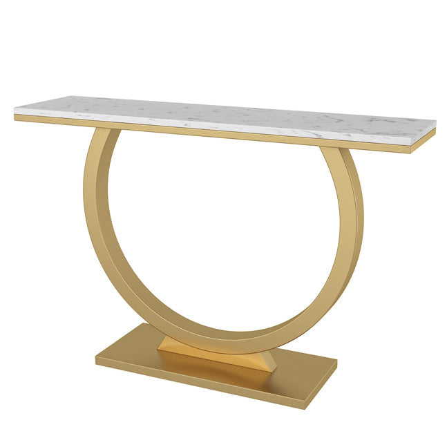 Tabla de acento de consola contemporánea Tabla de consola de sofá rectángulo