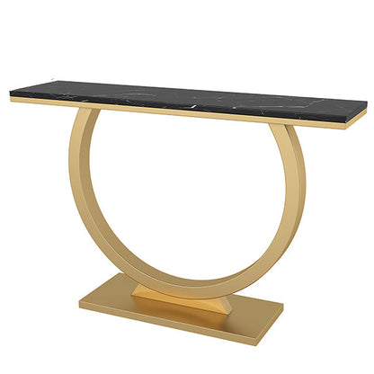 Tabla de acento de consola contemporánea Tabla de consola de sofá rectángulo