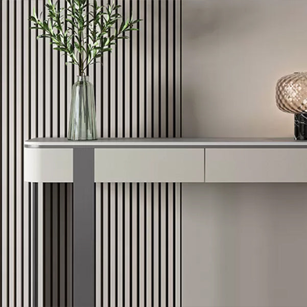 Tavolo accento console glam antico tavolo di divano mezzano in pietra