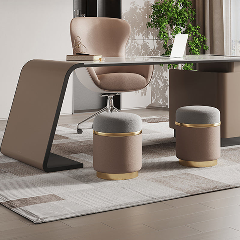 3 tiroirs Writing Desk Bureau de tâche de forme rectangulaire en blanc pour le bureau