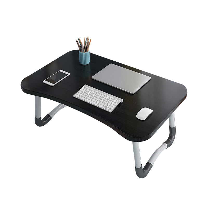 Folding Writing Desk Irregular Shape Task Desks with 2-Legs in White/Blue/Pink/Natural Clearhalo 'furn' 'furn_office_desk' 'Furniture' 'Office Desks' 'Office Furniture' 'office_desk' 6945701