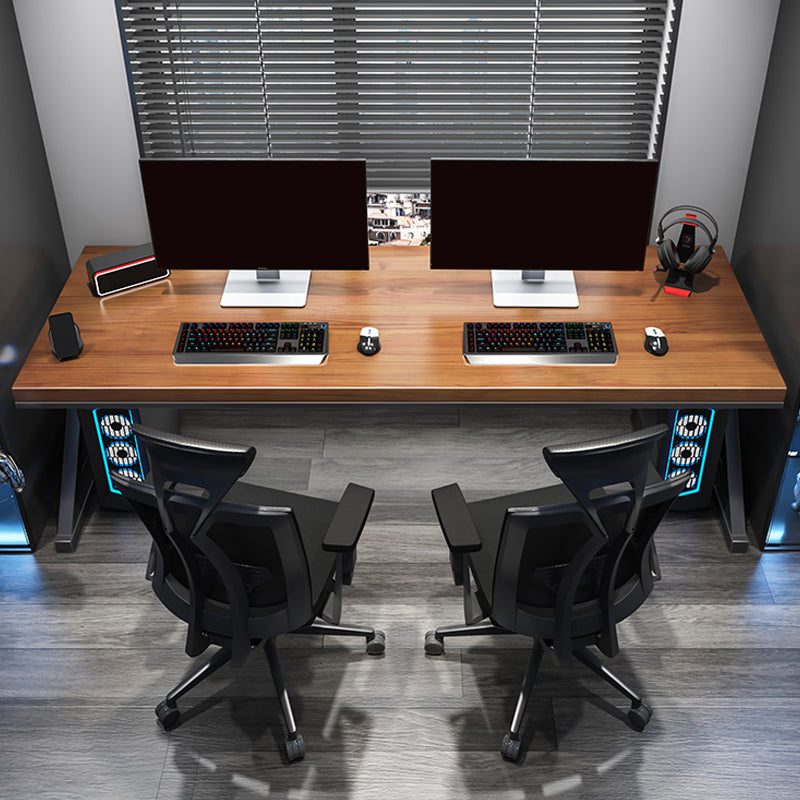 Desca da gioco in legno in solido moderno 29,53 pollici di computer rettangolare alto