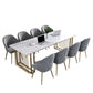 Rectangular Shaped Conference Table Wood Writing Desk in White Clearhalo 'furn' 'furn_office_desk' 'Furniture' 'Office Desks' 'Office Furniture' 'office_desk' 6945824
