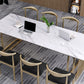 Rectangular Shaped Conference Table Wood Writing Desk in White Clearhalo 'furn' 'furn_office_desk' 'Furniture' 'Office Desks' 'Office Furniture' 'office_desk' 6945826