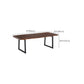 Modern Solid Wood Office Desk Irregular Shape Task Desks with 2-Legs for Office Clearhalo 'furn' 'furn_office_desk' 'Furniture' 'Office Desks' 'Office Furniture' 'office_desk' 6945864