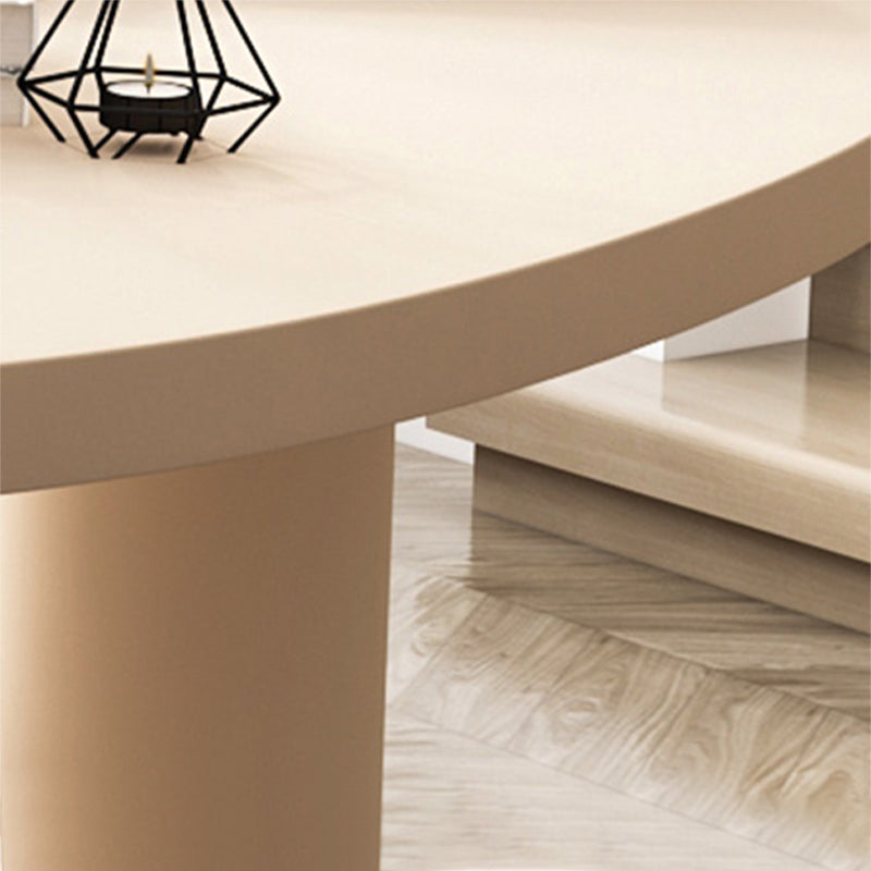 Modern Solid Wood Office Desk Irregular Shape Task Desk with 3-Legs for Office Clearhalo 'furn' 'furn_office_desk' 'Furniture' 'Office Desks' 'Office Furniture' 'office_desk' 6945878