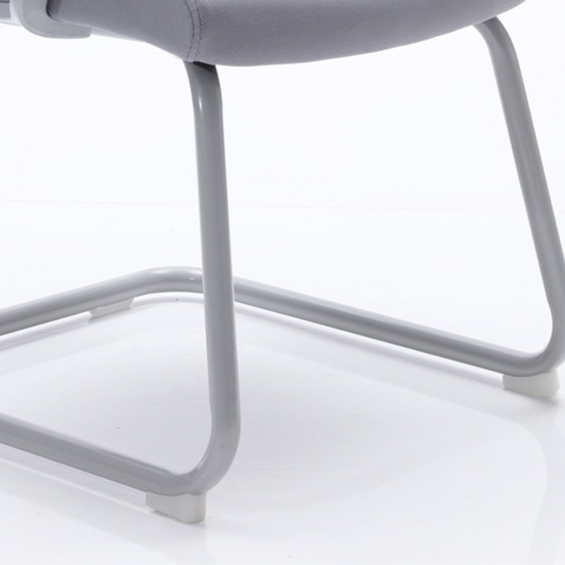 Sedia da ufficio moderna sedia a braccio fisso con schiena traspirante