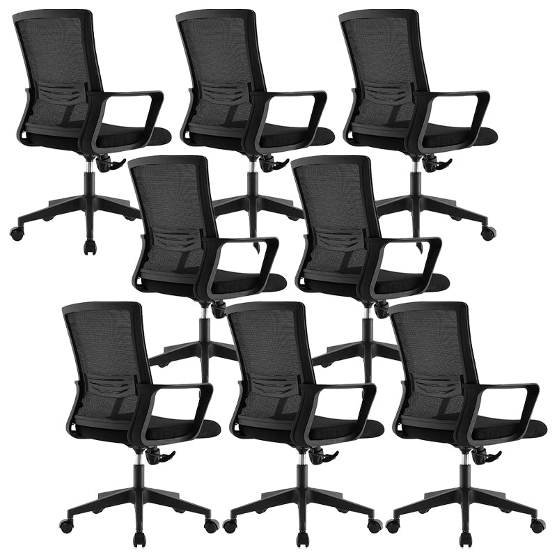 Vaste wapenstoel Verstelbare stoel Hoogte Swivel stoel met ademende rug