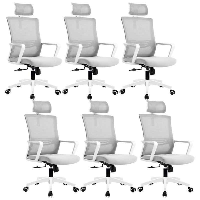 Vaste wapenstoel Verstelbare stoel Hoogte Swivel stoel met ademende rug