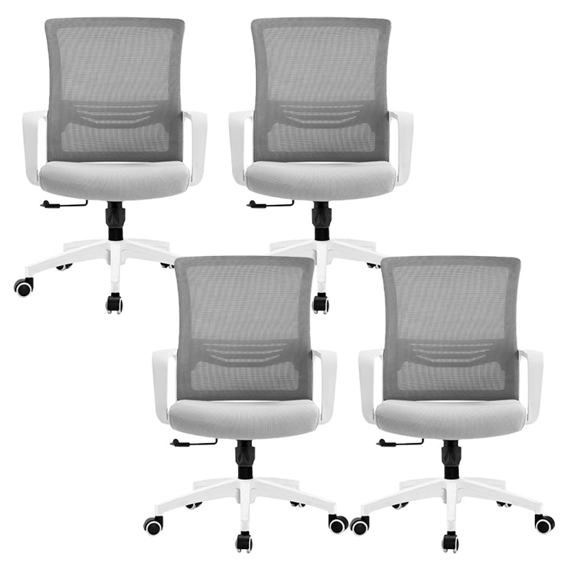 Vaste wapenstoel Verstelbare stoel Hoogte Swivel stoel met ademende rug