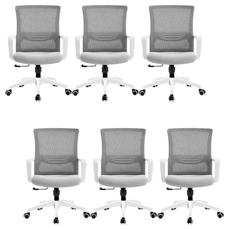 Vaste wapenstoel Verstelbare stoel Hoogte Swivel stoel met ademende rug