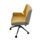 Armless Desk Chair Slide Modern Adjustable Seat Height Chair with Wheels Yellow 1 Piece Clearhalo 'furn' 'furn_office_chair' 'Furniture' 'Office Chairs' 'Office Furniture' 'office_chair' 6946902