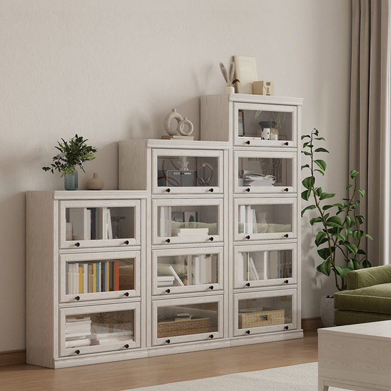 Modern Closed Back Standard Bookshelf Wooden Bookcase for Study Room Clearhalo 'Bookcases' 'furn' 'furn_bookcases' 'Furniture' 'Office Furniture' 6947210