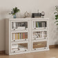 Modern Closed Back Standard Bookshelf Wooden Bookcase for Study Room Clearhalo 'Bookcases' 'furn' 'furn_bookcases' 'Furniture' 'Office Furniture' 6947212