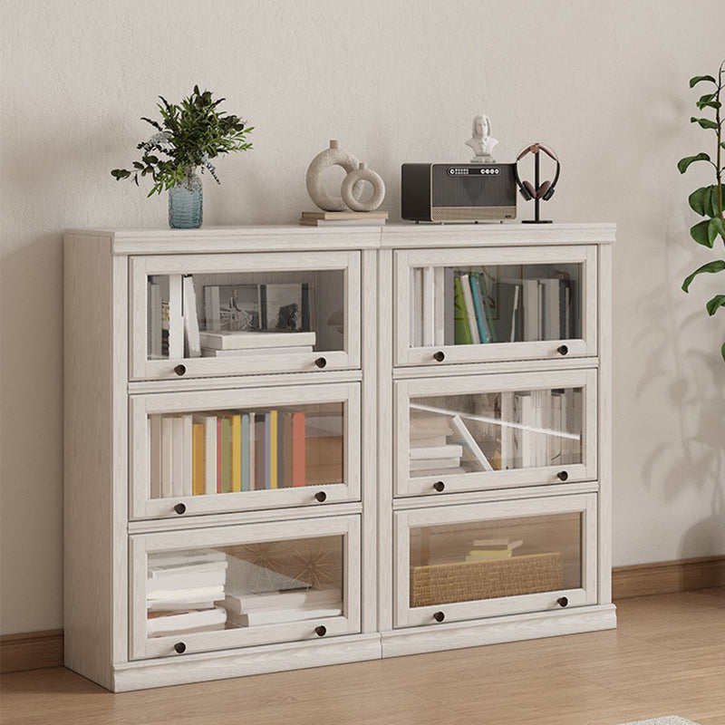 Modern Closed Back Standard Bookshelf Wooden Bookcase for Study Room Clearhalo 'Bookcases' 'furn' 'furn_bookcases' 'Furniture' 'Office Furniture' 6947212