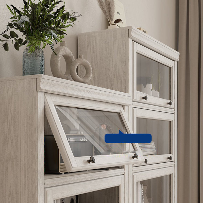 Modern Closed Back Standard Bookshelf Wooden Bookcase for Study Room Clearhalo 'Bookcases' 'furn' 'furn_bookcases' 'Furniture' 'Office Furniture' 6947216