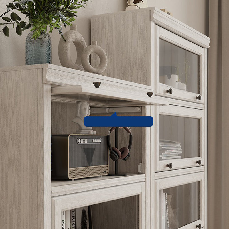 Modern Closed Back Standard Bookshelf Wooden Bookcase for Study Room Clearhalo 'Bookcases' 'furn' 'furn_bookcases' 'Furniture' 'Office Furniture' 6947217