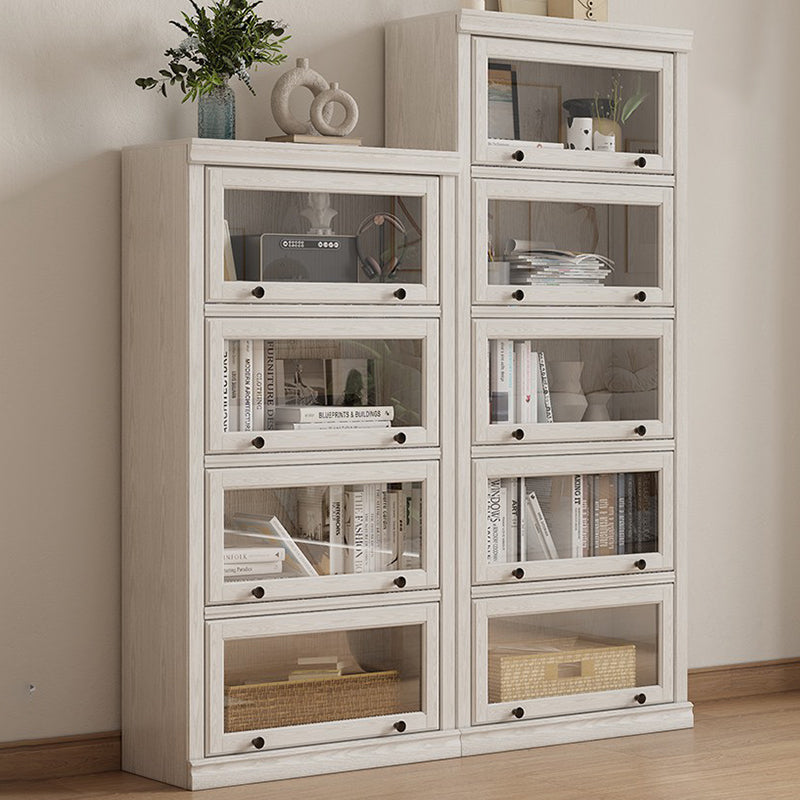 Modern Closed Back Standard Bookshelf Wooden Bookcase for Study Room Clearhalo 'Bookcases' 'furn' 'furn_bookcases' 'Furniture' 'Office Furniture' 6947220