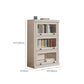 Modern Closed Back Standard Bookshelf Wooden Bookcase for Study Room Clearhalo 'Bookcases' 'furn' 'furn_bookcases' 'Furniture' 'Office Furniture' 6947221
