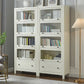 Modern Bookshelf Closed Back Standard Wooden Bookcase for Study Room