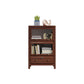 Modern Bookshelf Closed Back Standard Wooden Bookcase for Study Room
