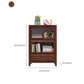 Modern Bookshelf Closed Back Standard Wooden Bookcase for Study Room