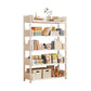 Engineered Wood Bookshelf Standard Open Back Scandinavian Bookcase Clearhalo 'Bookcases' 'furn' 'furn_bookcases' 'Furniture' 'Office Furniture' 6947472