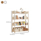 Engineered Wood Bookshelf Standard Open Back Scandinavian Bookcase Clearhalo 'Bookcases' 'furn' 'furn_bookcases' 'Furniture' 'Office Furniture' 6947486