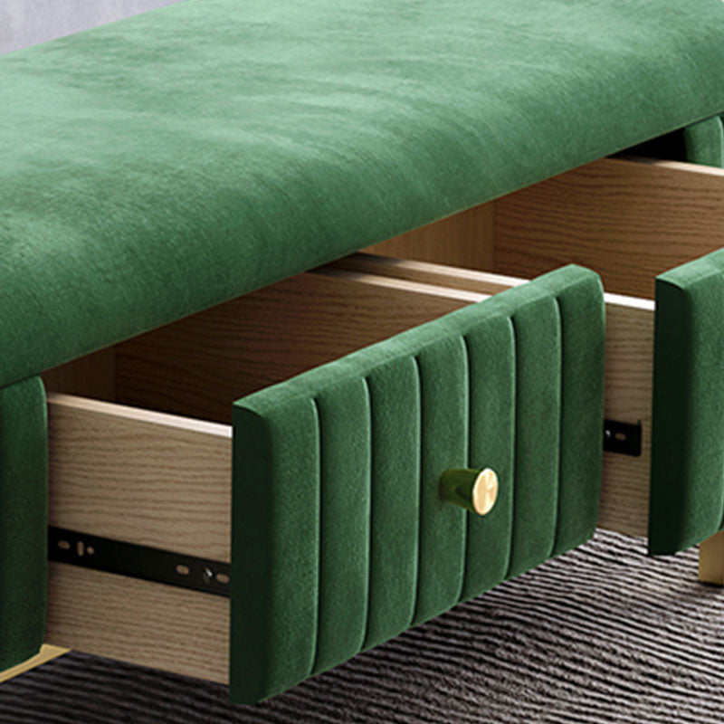 Banca moderna di posti a sedere ammortizzati ingresso ovale e panca per camera da letto, 18 "W